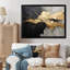 «Black and Gold Abstract Meditation I», art mural abstrait-1162060416-1162060446