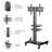 ONKRON Single Screen Floor Stand Mount
