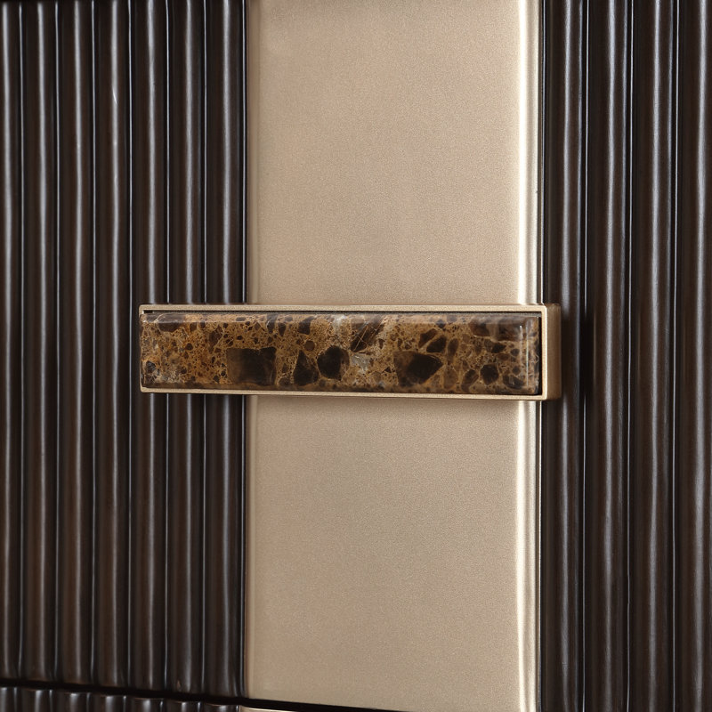 West Kensington Dresser With Mirror, Brown