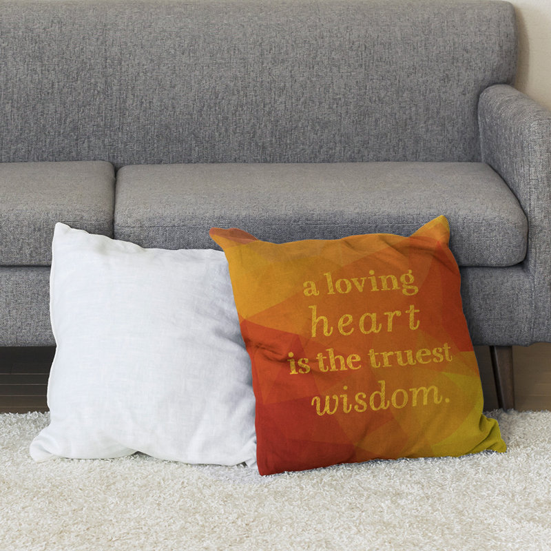 Coussin de sol pierres précieuses amour & sagesse, 40 po x 40 po, Jaune ambre