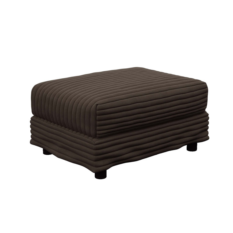 Repose-pieds moelleux en velours côtelé pour canapé 2, 3 et 4 places, polyvalent et confortable pour divers espaces de vie