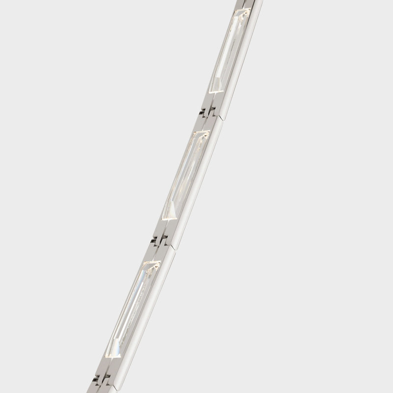 Catena 118 Chandelier, 3000 Kelvins, Surface, Polished Nickel