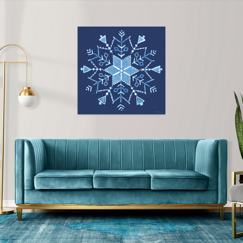 Art contemporain d'hiver Winter Sparkle VII, H 36 po x l 36 po