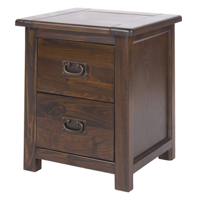 Wickerham 2 Drawer Bedside Table, end table, side table