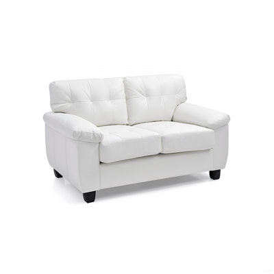 Causeuse contemporaine blanche avec confort