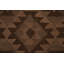 Tapis brun en laine noué à la main de conception unique 4 pi 11 po x 6 pi 7 po New Age