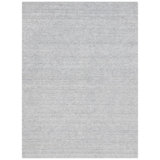 Puja Hand Loomed Area Rug in Light Gray