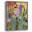 «Bold Bright & Wild I», reproduction encadrée - bois massif-610416139