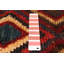 Tapis de couloir rouge en laine style années 1990 3 pi 3 po x 11 pi 3 po Shambrae