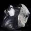 Obsidienne flocon de neige. Buffalo, Wyoming, États-Unis