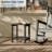 Outdoor Adirondack Square Side Table - Weather-Resistant Patio End Table for Pool, Garden, Balcony or Porch-467357456