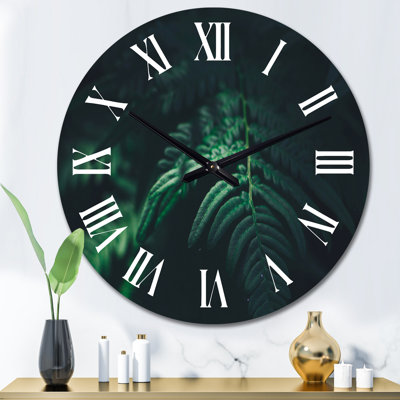Horloge murale tropicale