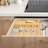 Expanding Drawer Utensil Organizing Tray in Bamboo with Removable Knife Storage
