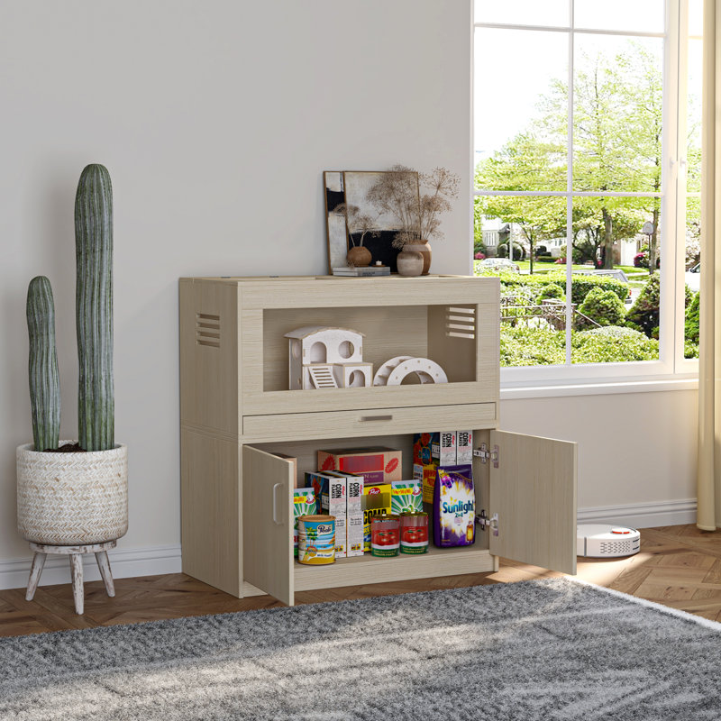 Hamster Cage With Independent Storage Cabinet, Large Space For Pets, Wood Construction, Acrylic Panels Clear View, Easy To Clean And Install Windows - Spacious