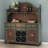 Retro Multifunctional Solid Wood Sideboard