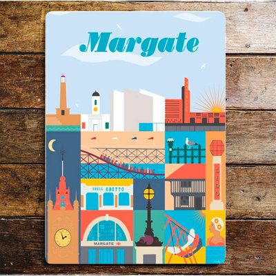 Handmade Buildings & Architecture Wall Decor on Metal