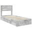  Bed Frame With Drawer Sonoma Oak 100 X 200 Cm Engineered Wood-1606486170-1606486175