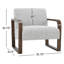 Lexington Boucle Accent Chair Mercury Gray