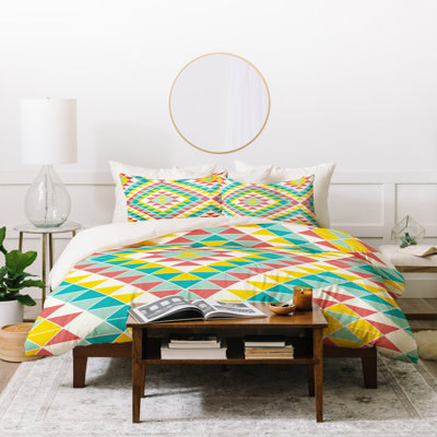 Rustic Geometric Shapes Duvet Cover