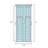 Suncast Outdoor 32.25 in. W x 24.75 in. D x 72 in. H Resin Vertical Tool Shed-53665560