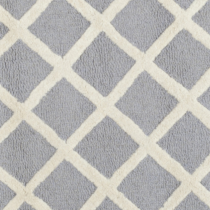 Griffin Geometric Wool Hand Woven Area Rug, Rectangle 91 x 152 cm