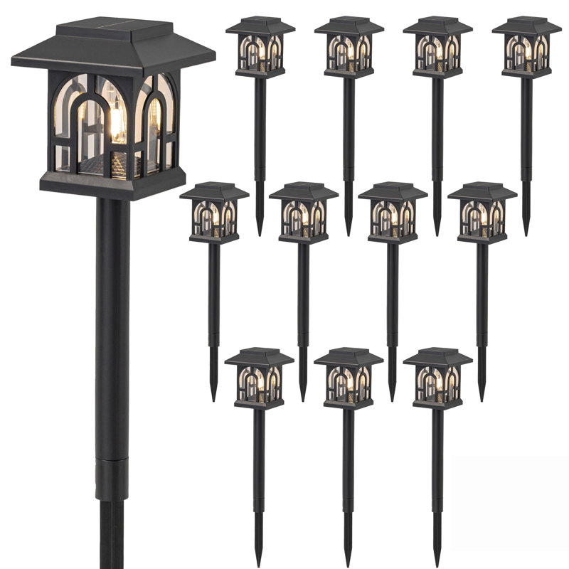 Solar Led Outdoor Path Lights, Transparent