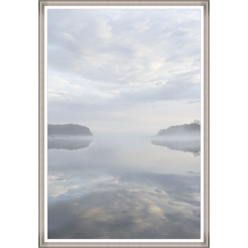 Blues, Glass Frame, White, 58" H x 40" W