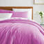 Microfibre 200 TC Plain Reversible Plain Weave Modern & Contemporary Duvet Cover Set-748917024-748917033
