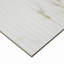 Carreau mural cannelé aspect marbre satiné Striara Marvelle Golden Drift 16'' x 48''-111706580