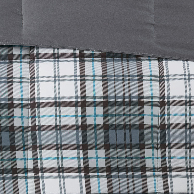 Parkston 3M Scotchgard Down Alternative All Season Comforter Set, King/Cal. King Comforter + 2 King Shams, Gray