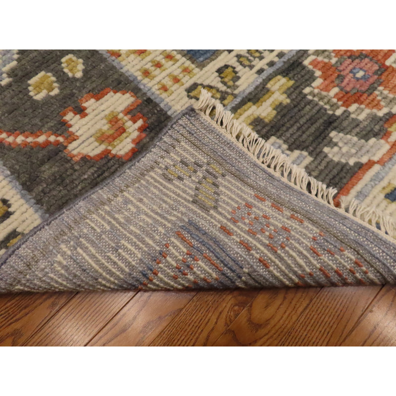 Cascade Hand Knotted Wool Indoor Rug, Rectangle 9' x 12'