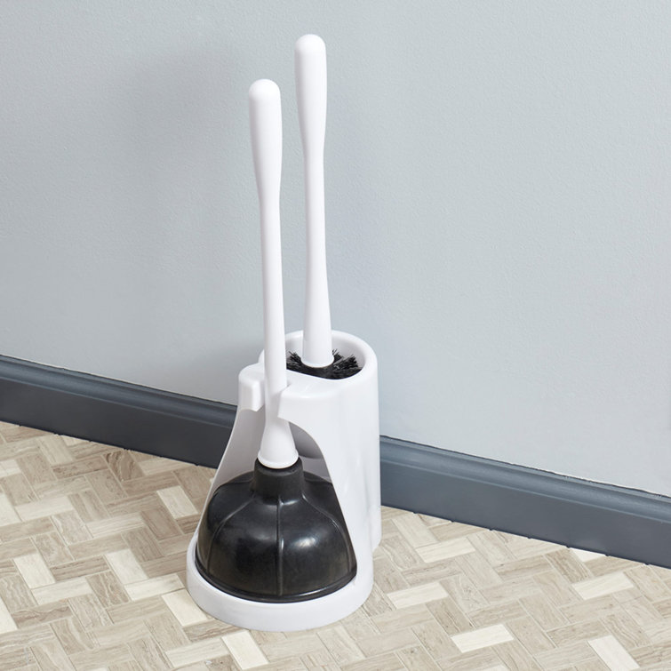 Home Basics Plastic Toilet Brush Holder 