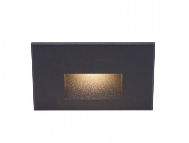 LEDme Integrated LED Step Light, Black, 120, Amber