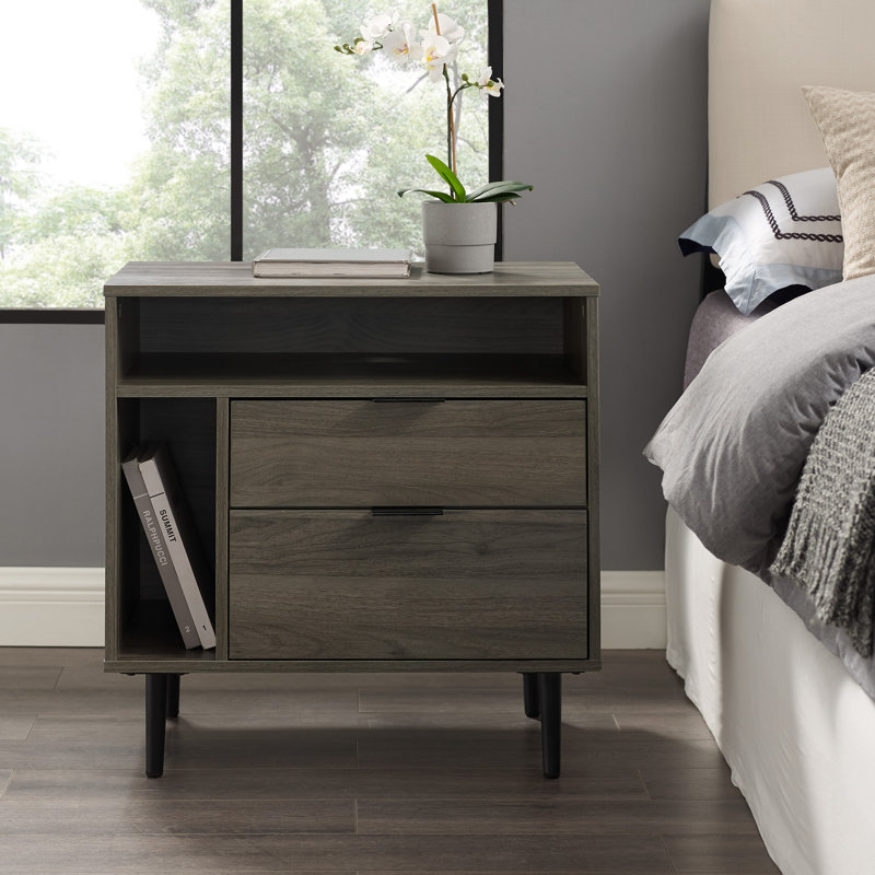 Ridlon End Table, Slate Grey