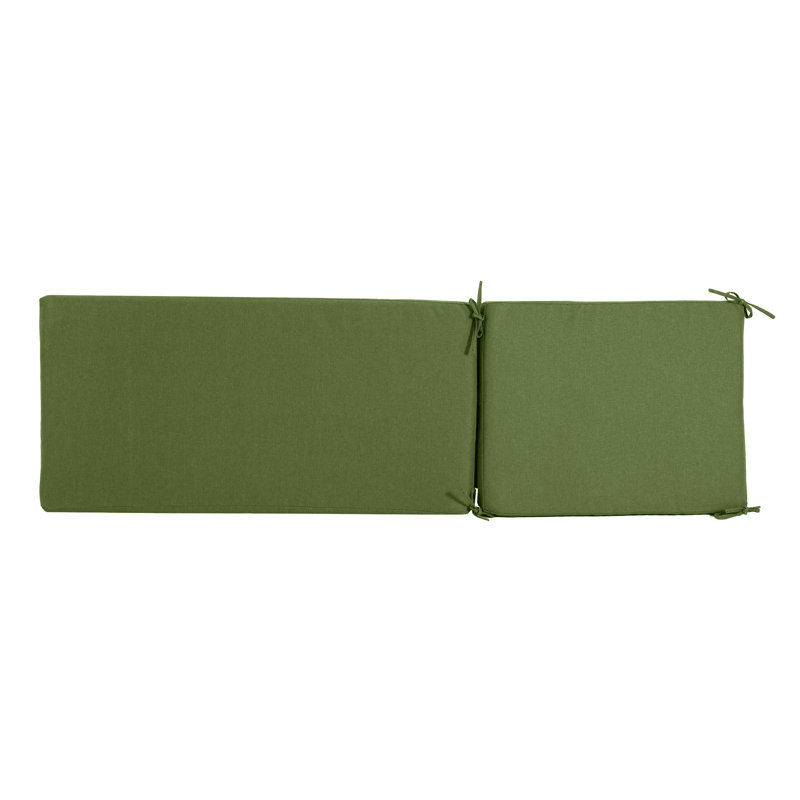 Coussin de chaise longue d'extérieur Noah, Vert