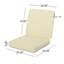 Ensemble de coussins 3 pièces pour causeuse et club club Roomfitters Carolina, tissu hydrofuge, crème-704312339