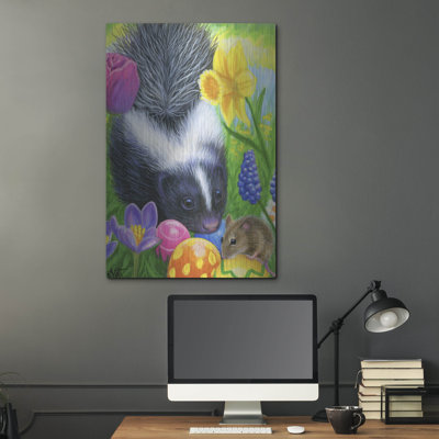 The Holiday Aisle 'Sweetpea's Easter2' by Bridget Voth, Metal Wall Art