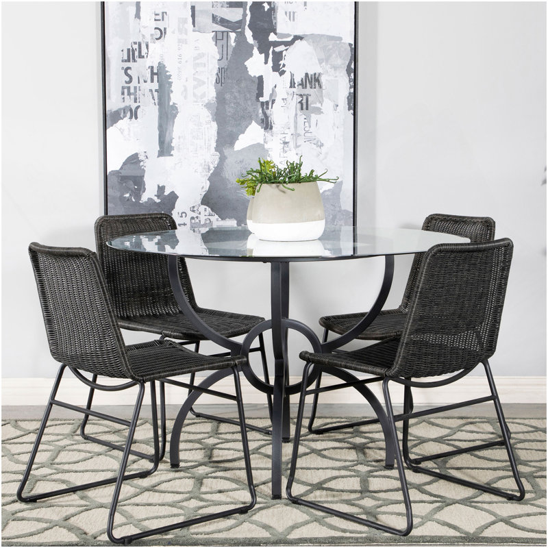 Table de salle à manger Marina Gunmetal