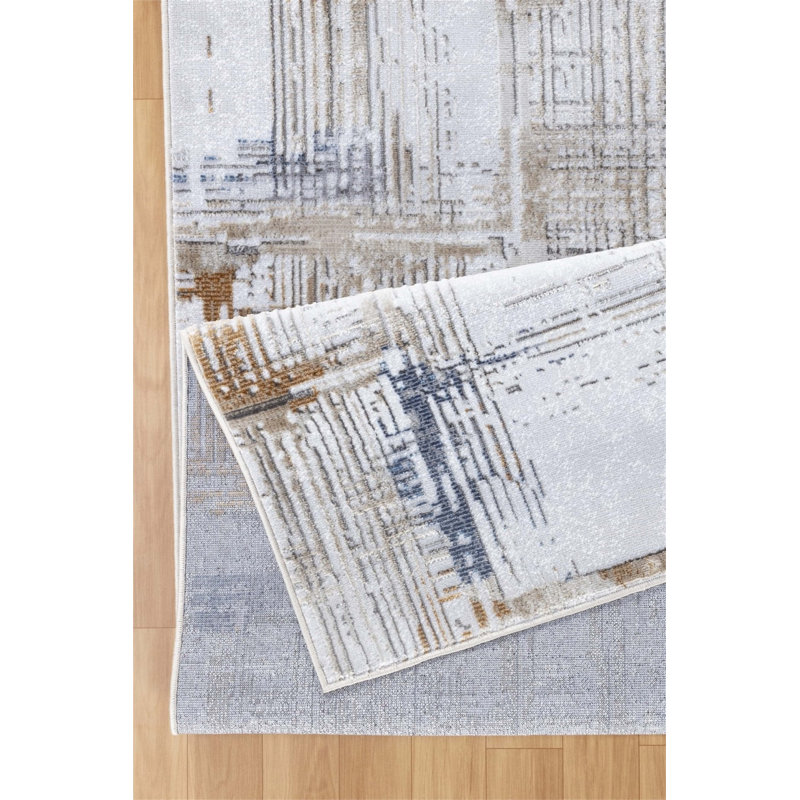 Textures Multi 7 ft. 10 in. x 9 ft. 10 in. Area Rug
