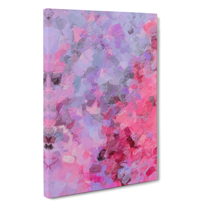 Heart Of Glass Abstract - Wrapped Canvas, 50cm H x 35cm W x 3cm D