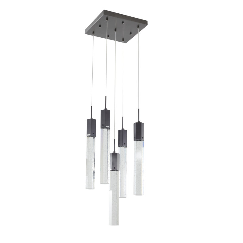 Lustre en cristal 5 lumières Arjanne , Noir
