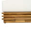 Ensemble de conversation d'extérieur en bois d'acacia avec coussins amovibles 3 pièces Passonno