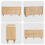 Buffet 59,06 "avec tablettes réglables-1867314659
