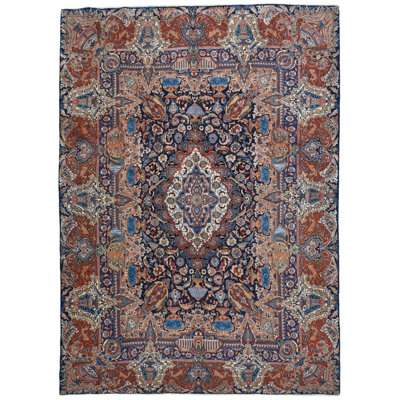 Tapis oriental unique de style mauve 10X13