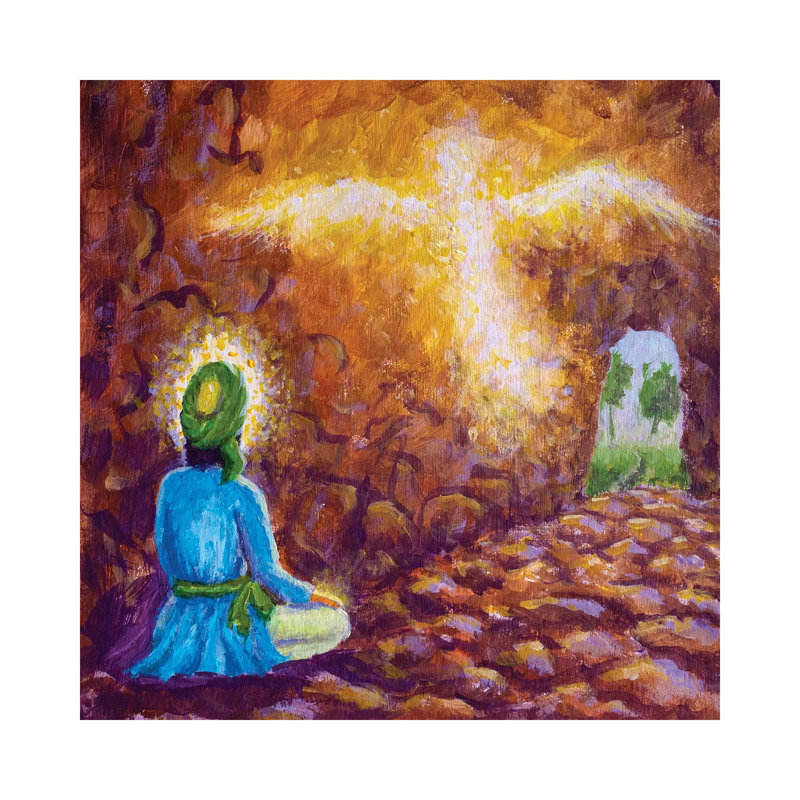 Revelation Of The Coran, 45.72 cm H x 45.72 cm W