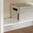 White Corner Desk with Drawer and Shelf, Space-Saving Small Computer Desk for Home Office Bedroom