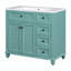 Meuble-lavabo simple avec plateau Kashima 35,4
