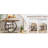 41.3" Industrial 4-Tier Console Table-696053867