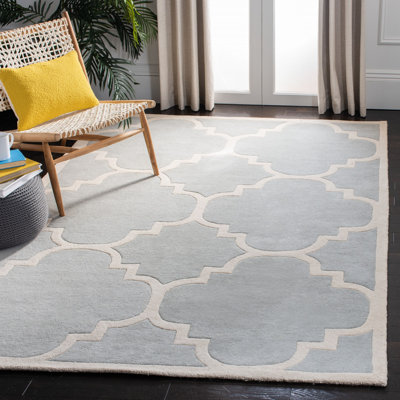 Carolene Hand Tufted Wool Geometric Rug