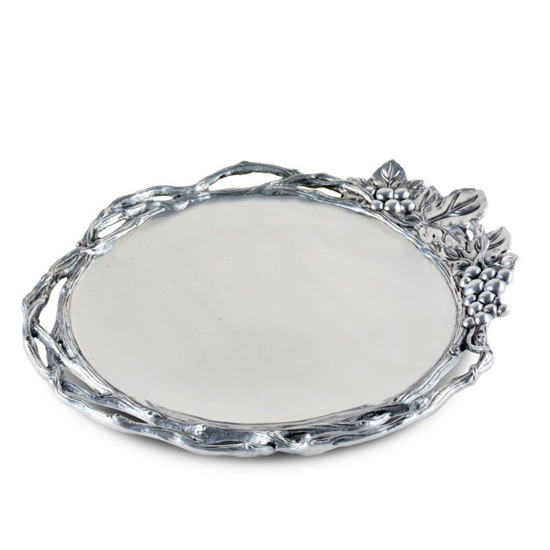 Grape Metal Decorative Tray